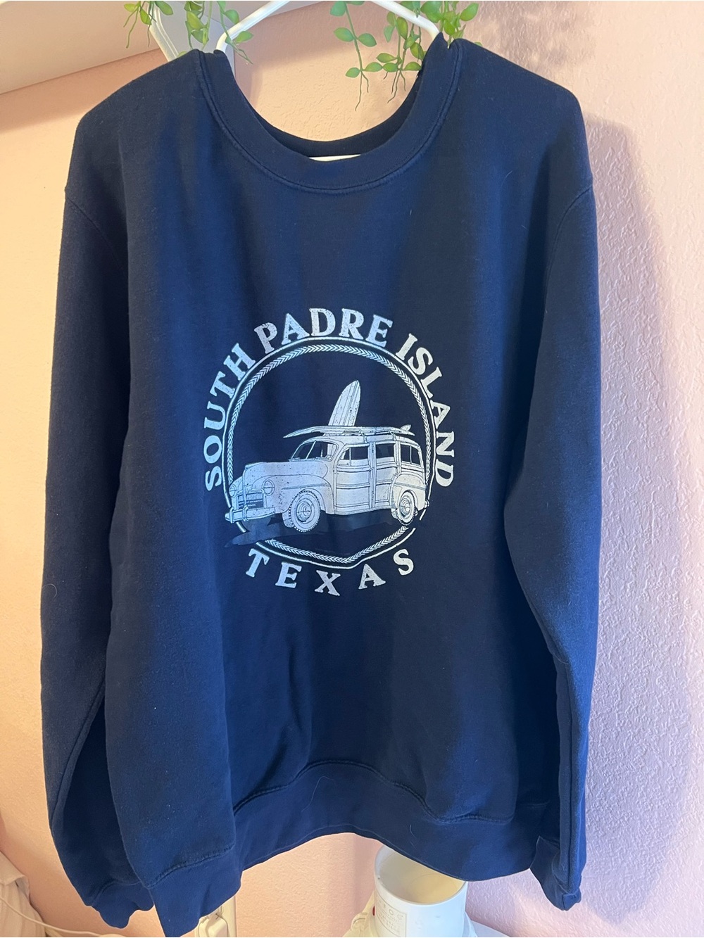 South Padre Island Texas Women’s Navy Graphic Sweatshirt
